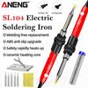 ANENG SL104 Electric Soldering Iron Kit Portable Heater 60W EU/ 220V US/ 110V Adjustable Temperature Soldering Iron Portable Welding Repairing Tools