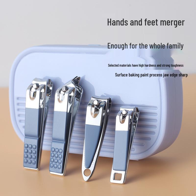 8-Piece Nail Clipper & 14-Piece Manicure Set with Foot Care Storage Box
