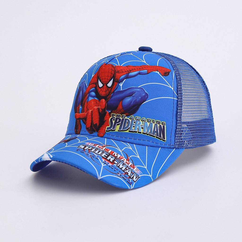 Childrens Cartoon Spider Man Baseball Cap With Breathable Polyester For Summer Outdoor Play