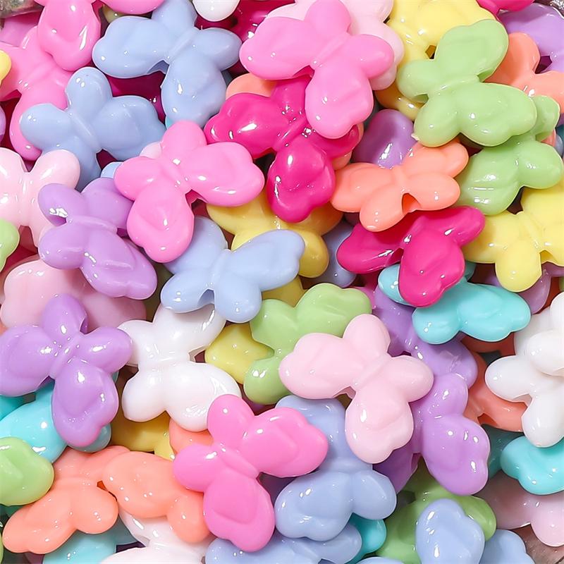 20-200 stk Akryl Søte Hjerte Stjerne Perler For DIY Halskjede Armbånd Øredobber Smykkefremstilling Håndverkstilbehør