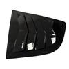 For Honda Fit Jazz 2009 2010 2011-2013 ABS Plastic Rear Window Quarter Louver Cover Side Vent Trim Car Adhesive Accessories