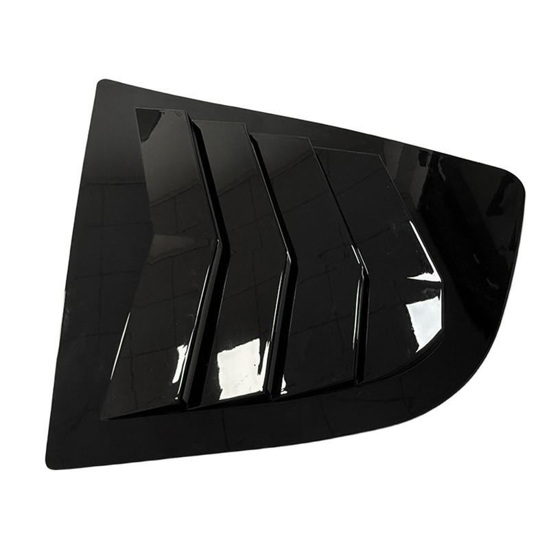 For Honda Fit Jazz 2009 2010 2011-2013 ABS Plastic Rear Window Quarter Louver Cover Side Vent Trim Car Adhesive Accessories