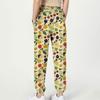 Women's Sports Pants With Pockets Fashion Floral Print Elastic Waist Pants Casual Sweatpants Pants