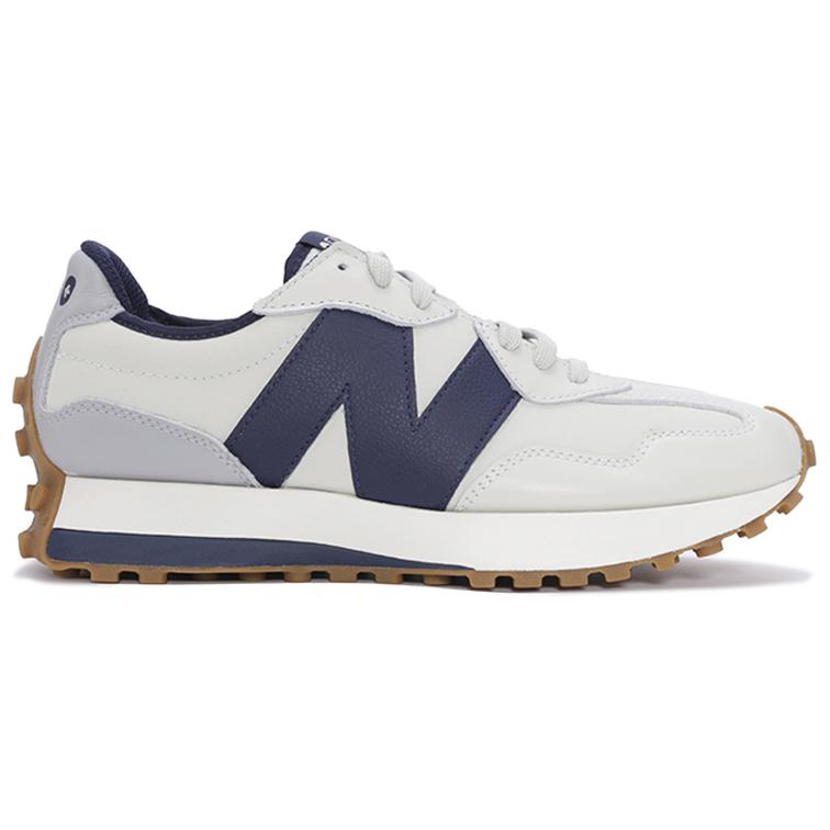 New Balance Nb 327 Comfortable Versatile Low-Top Lifestyle Casual Shoes Unisex Sneaker White Blue Gray U327FC