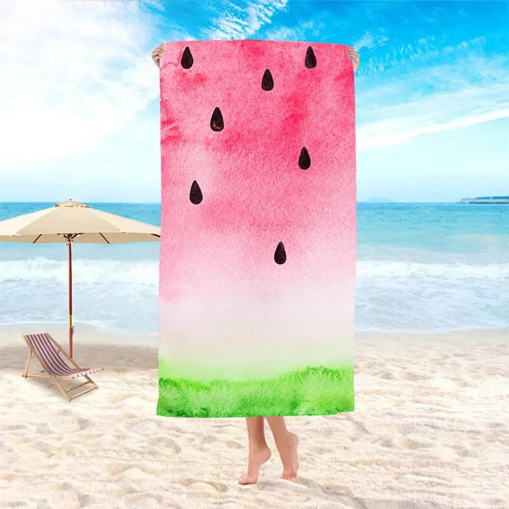 Creative Fashion Fruit Series Beach Towel Adult Swimming Printing Sunscreen Seaside Bohemia Shawl Towel Household Bath Towel