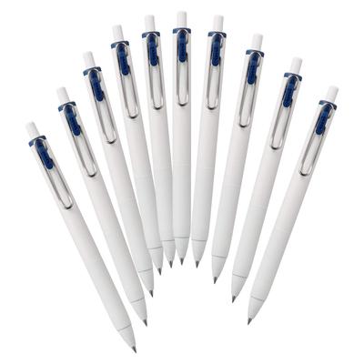 Mitsubishi Pencil One Gel Ballpoint 10 Box Uni-ball Pen, 0.38mm Blue-Black, Pens, UMNS38.64