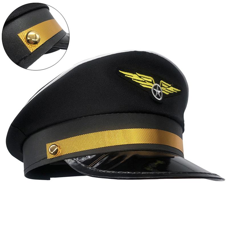 Cap Captain Hats Navy Party Costume Police Sailors Caps Captains Flight Hat