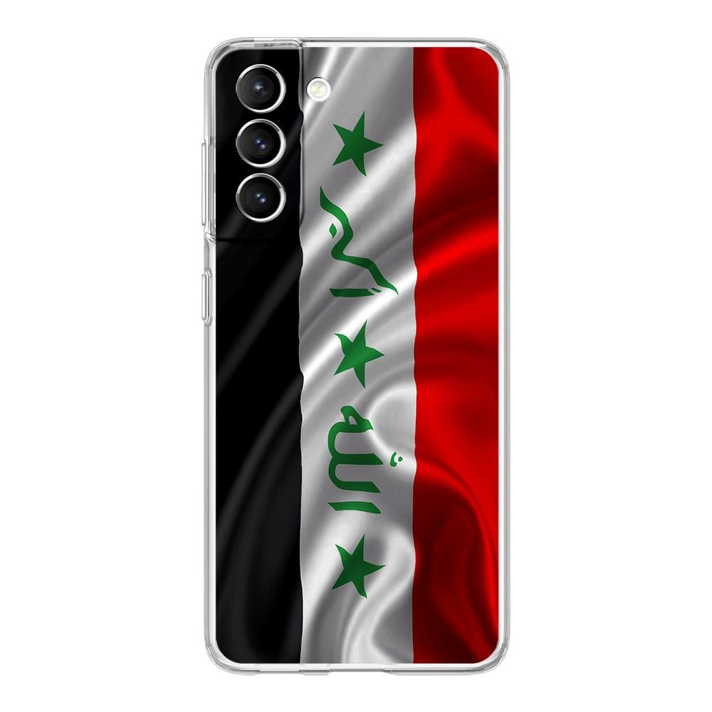 Saddam Hussein Iraq Flag Clear Silicone Phone Case For Samsung Galaxy S23 S22 5G S20 Ultra S21 FE 5G S10E S9 S8 S10 Plus Cover