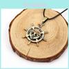 New Cosplay Anime One Piece Luffys Straw Hat Metal Necklacebracelet Pendant