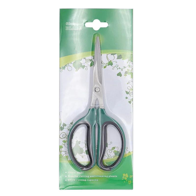 

Ножницы для обрезки с прямой головкой из нержавеющей стали, PP+TPR, ручные садовые ножницы для цветов и винограда белый