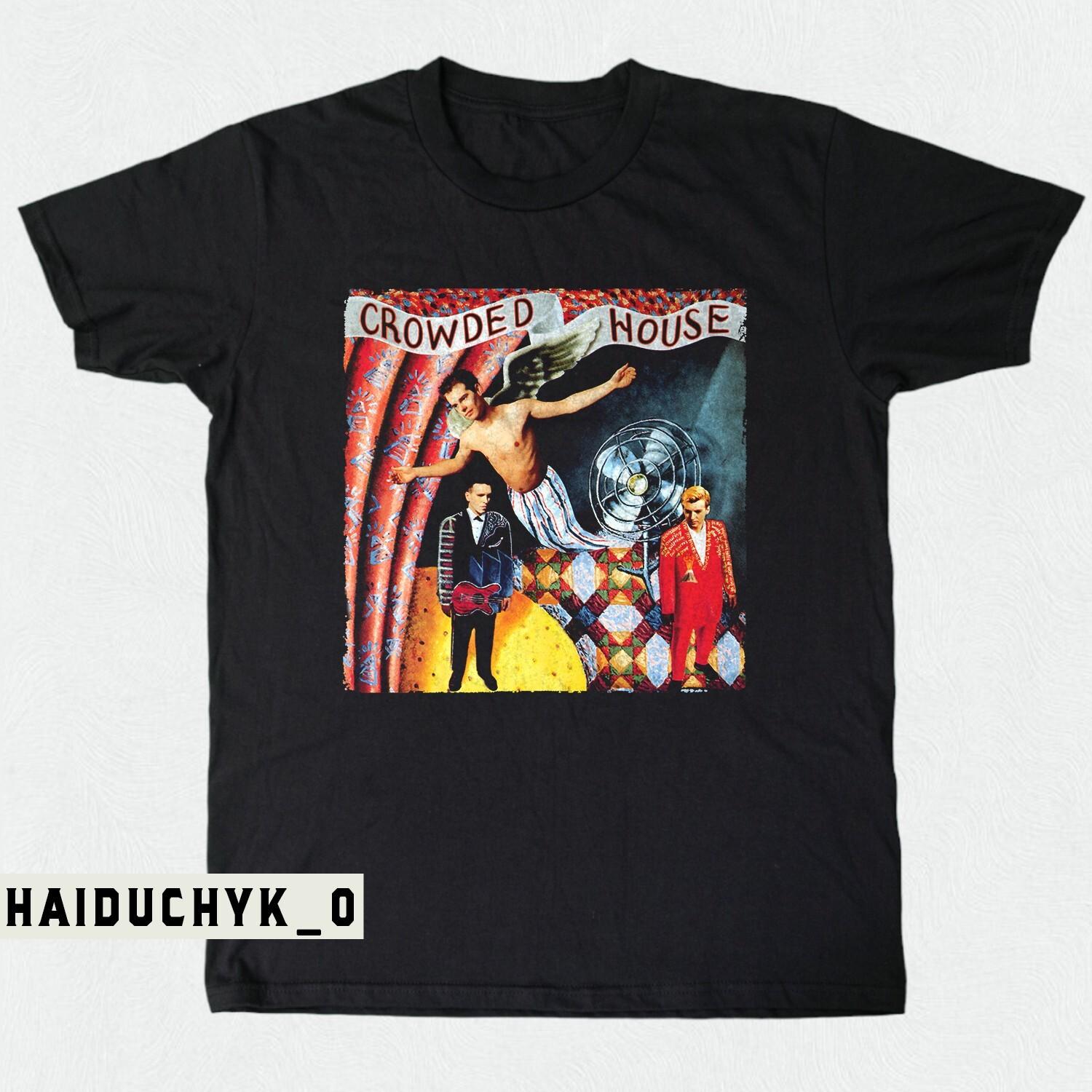Crowded House Album Unisex Black T-shirt S-5XL XL