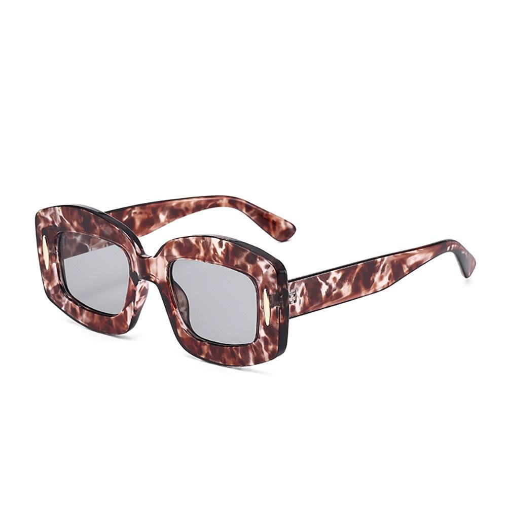 Personalized sunglasses men's European and American senior sense large frame women's Internet celebrity fashion cool versatile trend sunglasses
