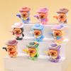 New Mini Healing Flocking Doll Ornaments Fashionable Action Figures Desktop Office Car Decorations Creative Gifts