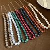 Luxury Round Beads Collarbone Chain Vintage Bohemian Clavicle Jewelry  Fashion