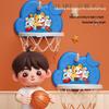 Kids' Silent Scoring Basketball Hoop - No-Drill Wall-Mounted Indoor Toy