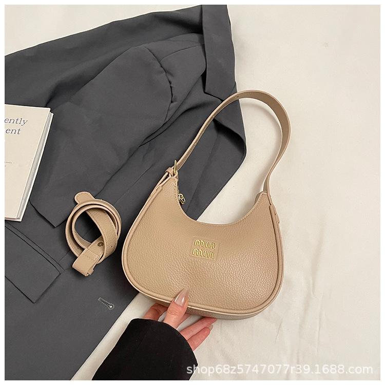 Niche foreign crescent bag women's bag 2025 new high-end one-shoulder armpit bag versatile large-capacity commuter bag