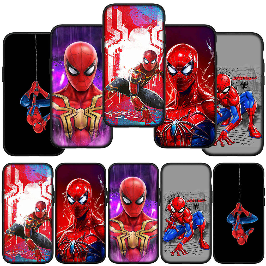 Handyhülle für iPhone 17 16 15 Xiaomi Poco F8 F7 X7 X6 M8 C85 C75 C71 Redmi Note 14 13 12 11 Pro Max A3 14C 13C 15C Comics Spiderman Spider Man Hülle