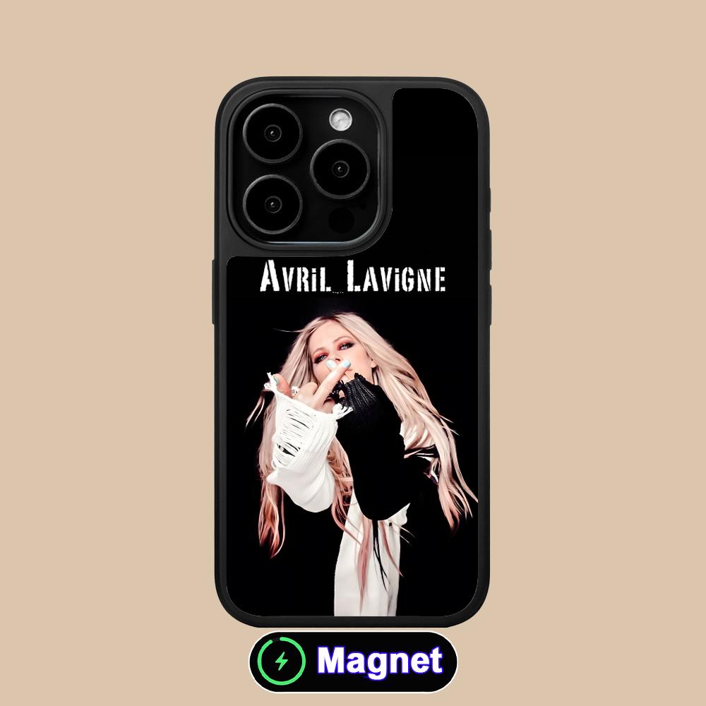 Avril Lavigne Matte Surface Magsafe Mobile Phone Case for iPhone 17 16 15 14 13 12 11 Air Pro Max Plus Colorful Cover