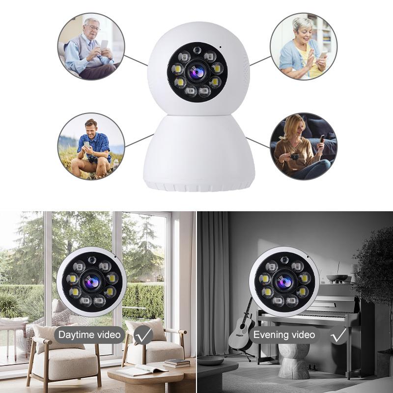 

A14 Snowman WiFi HD Camera Night Vision Home Security Baby Monitoring Camera A