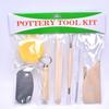 7-Piece Yellow Clay Sculpture Tool Set: Lightweight Pottery and Trimming Knives