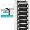 10-stufiges vertikales hängendes Schuhregal, perfekt zur Aufbewahrung von Schals, Handschuhen und Kleinteilen