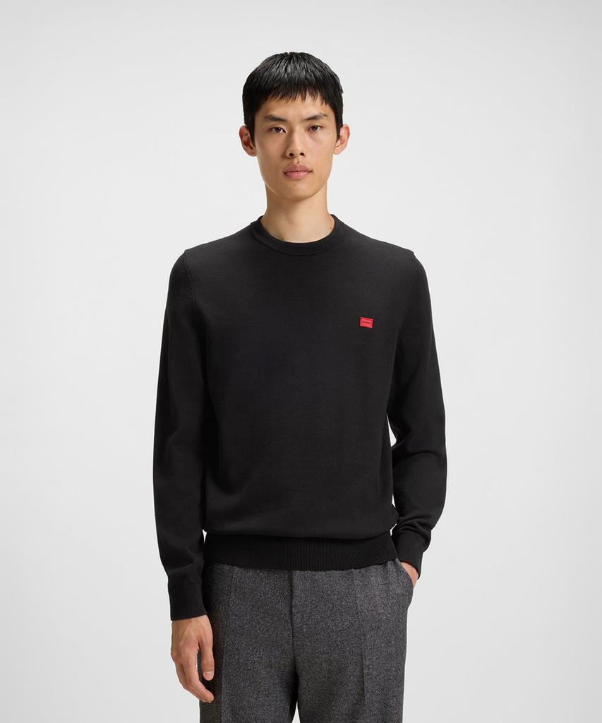 HUGO Classic Red Logo Crewneck Knit 50475083_001