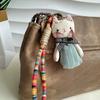 Rabbit Handmade Animal Pendant Puppy Korean Style Keychain Cat Dog Keyring Hanging Accessory