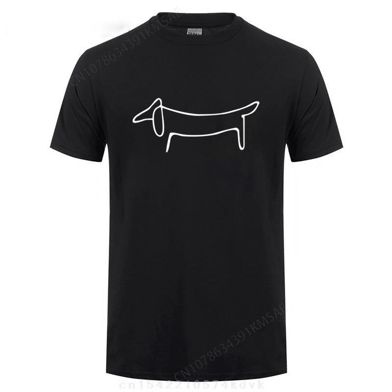 Cool Simple Dachshund Dog Chihuahua Dog Dog Printed T Shirt For Unisex Male Short Sleeve Cotton Casual Funny Crew Tshirt