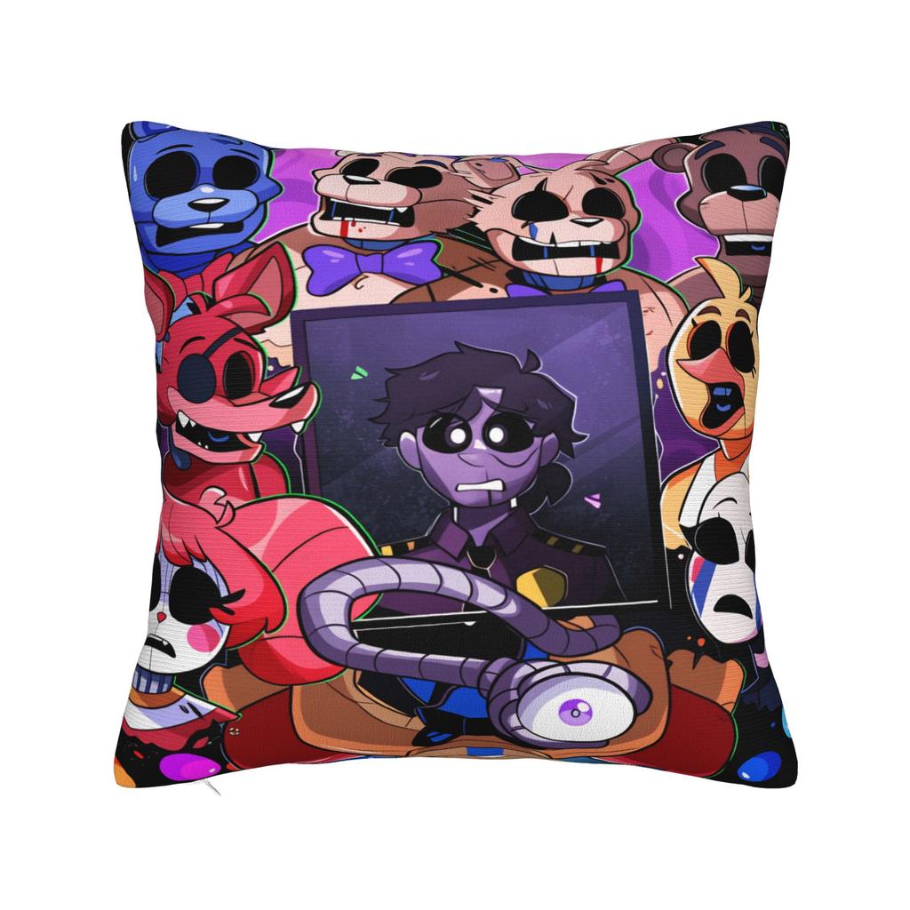 W-FnafS Pillow Case  Design Pillow Cover For Sofa Car Home Decor Kawaii Pillowcases