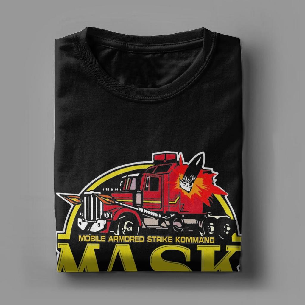 Mobile Armored Strike Kommand 80s Cartoon T Shirt Men's 100% Cotton Vintage T-Shirts O Neck Tee Shirt Short Sleeve Clothes