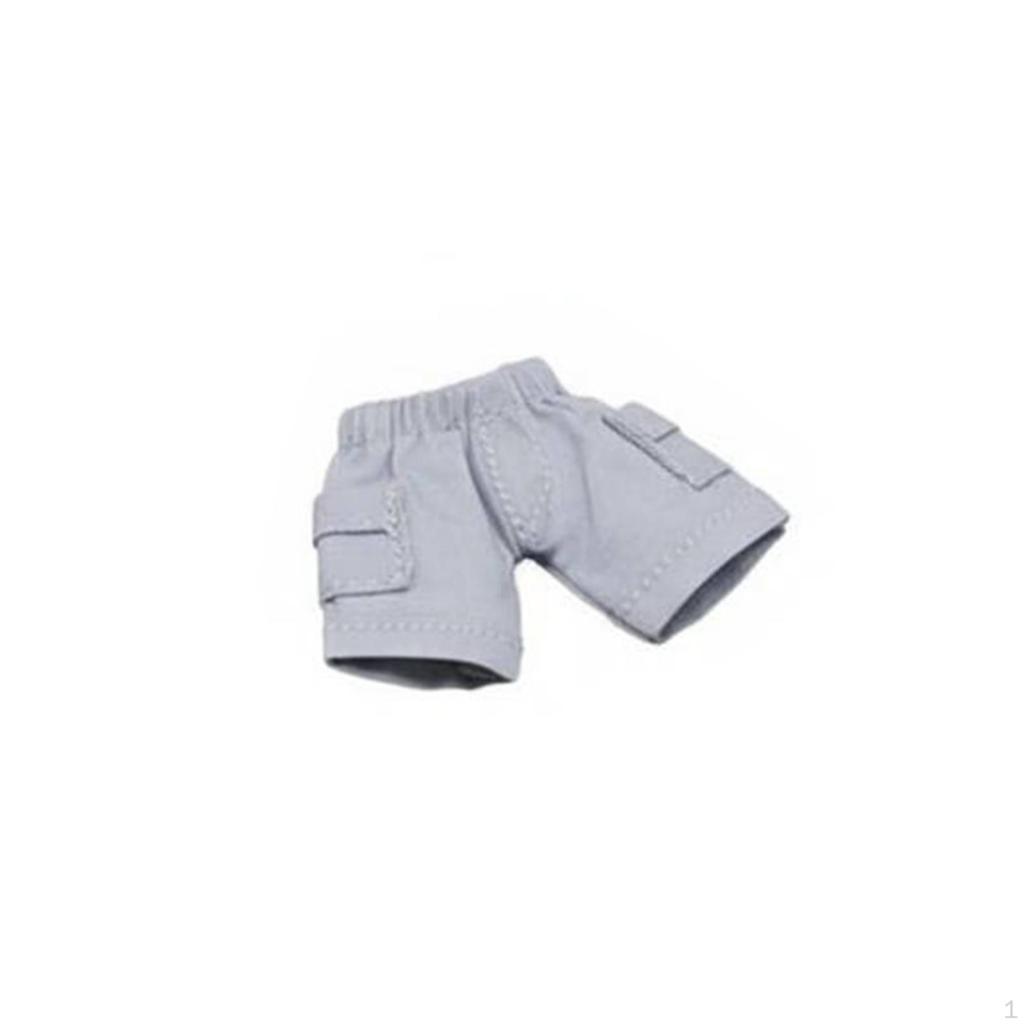 OB11 Doll Clothes Miniature Utility Shorts Functional Pockets Elastic Waist for