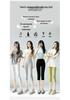 High-Waisted Petite Women's Yoga Pants - Seven/Eight-Point, Summer Thin, Tight-Fitting Shark Style for Spring & Autumn, Suitable for Outdoor Wear