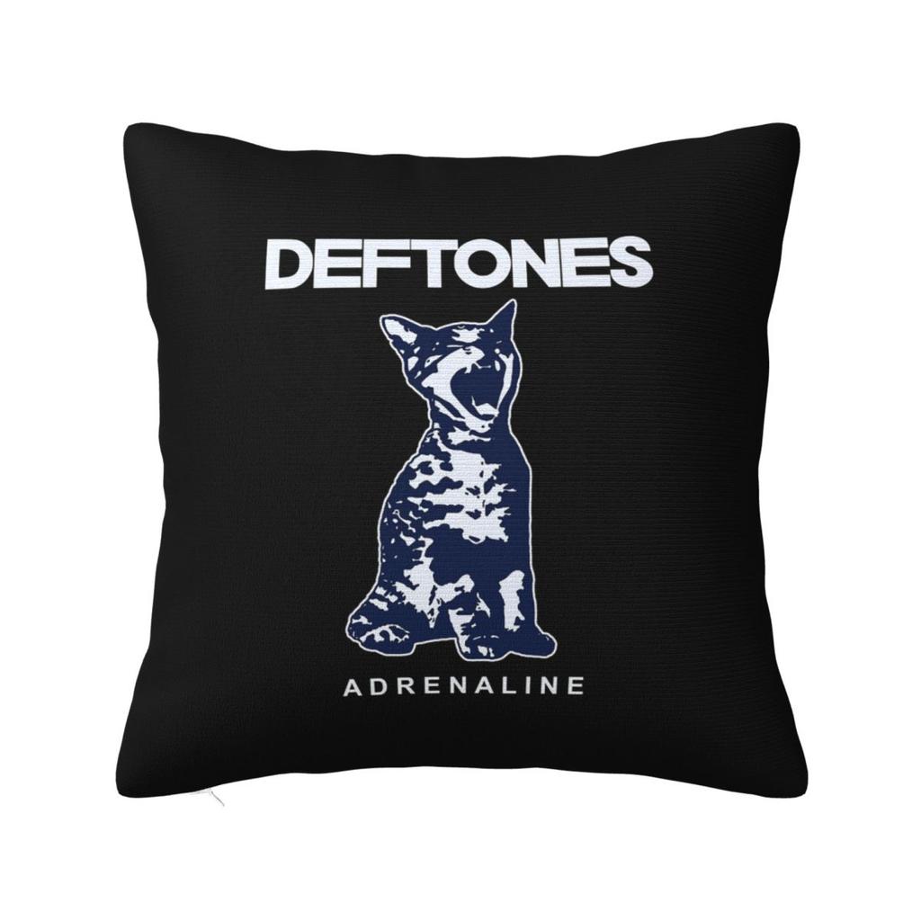 Metal Punk Rock Deftones Square Pillowcase Cushion Cover Pillow Case Throw Pillow Cover for Home Bedroom Car