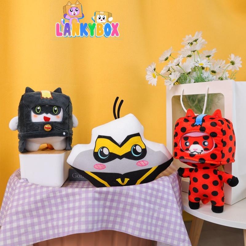 Adorable Fox Stuffed Animal Toy In Ladybug Box 20cm