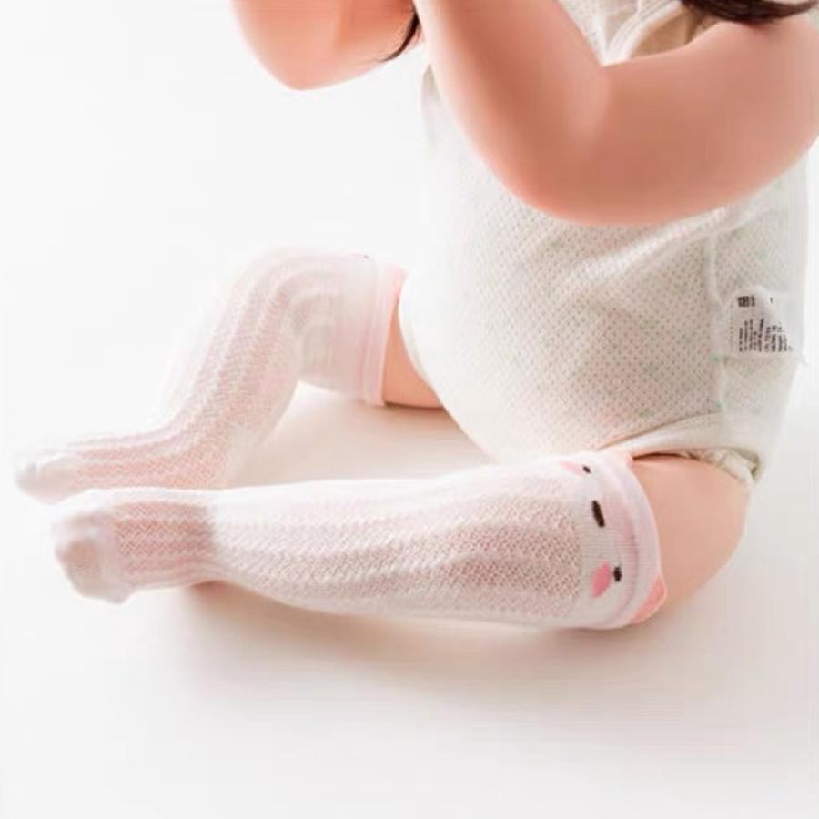 6Pairs Summer New Cute A-class Baby Mesh Socks Thin Breathable Socks