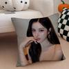 Beautiful Actress CChanikarn Tangkabodee Cushion Cover Throw Pillow Cover Hidden Button Durable Polyester Chair Cushion