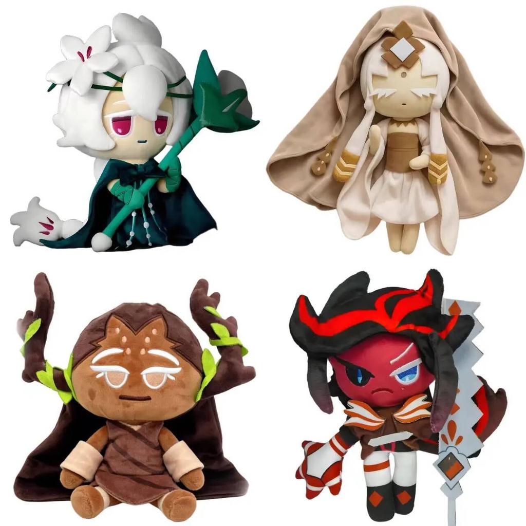 White Lily Cookie Plush Cookie Run Kingdom Shadow Milk Doll Mystics Flour Cookie Plush Red Velvets Plush Wind Archer Toy