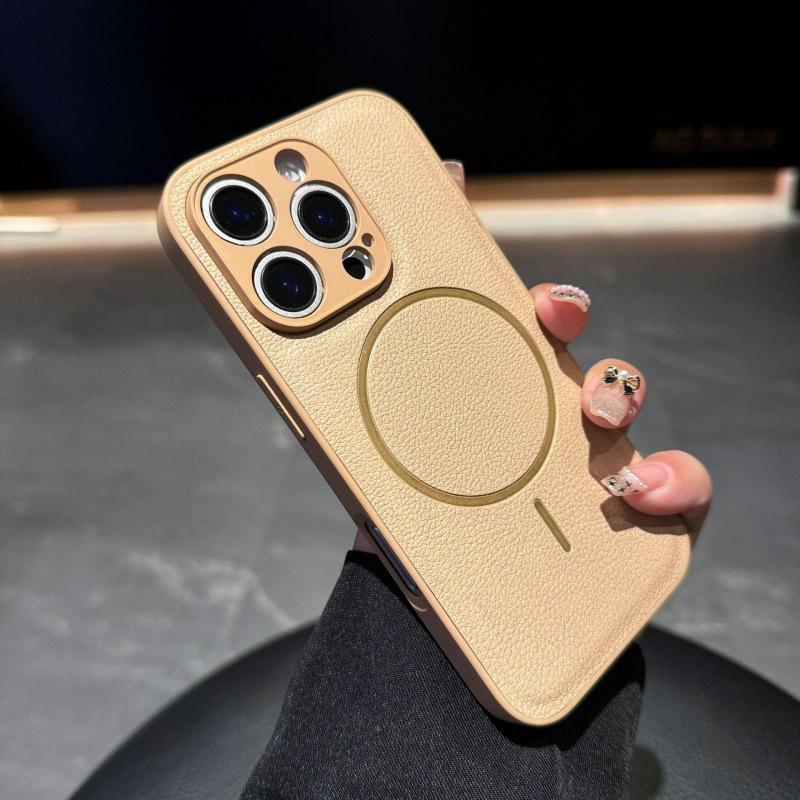 

Magnetic PU Leather Drop-Proof Case for Apple 16 Pro Max/iPhone 17 Pro 12