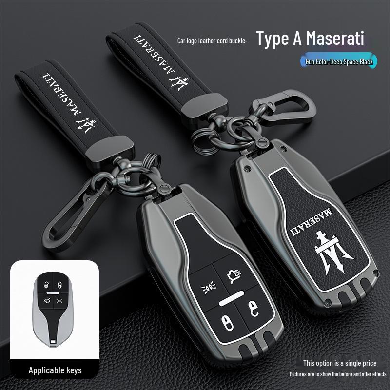 Maserati Ghibli & Levante Key Case with Metal Buckle