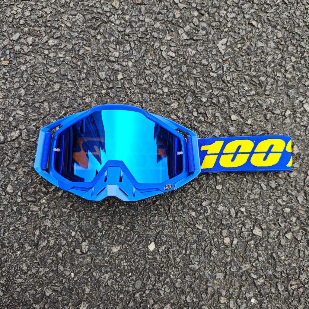 Occhiali da sole da moto classici per fuoristrada all'aperto 100% per la guida, occhiali protettivi per casco resistenti al vento e alla sabbia, equipaggiamento fresco per mountain bike