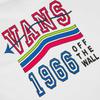 Vans Rainbow Logo Crew Neck Short Sleeve T-Shirt Women Tops White VN0A54LLWHT