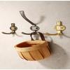 1Pcs Zinc Alloy Bronze Wall Mounted Hook Rustic Key Coat Bag Hat Hanger Robe Hooks Hanging Kitchen Bathroom Room Coat Rack Hooks