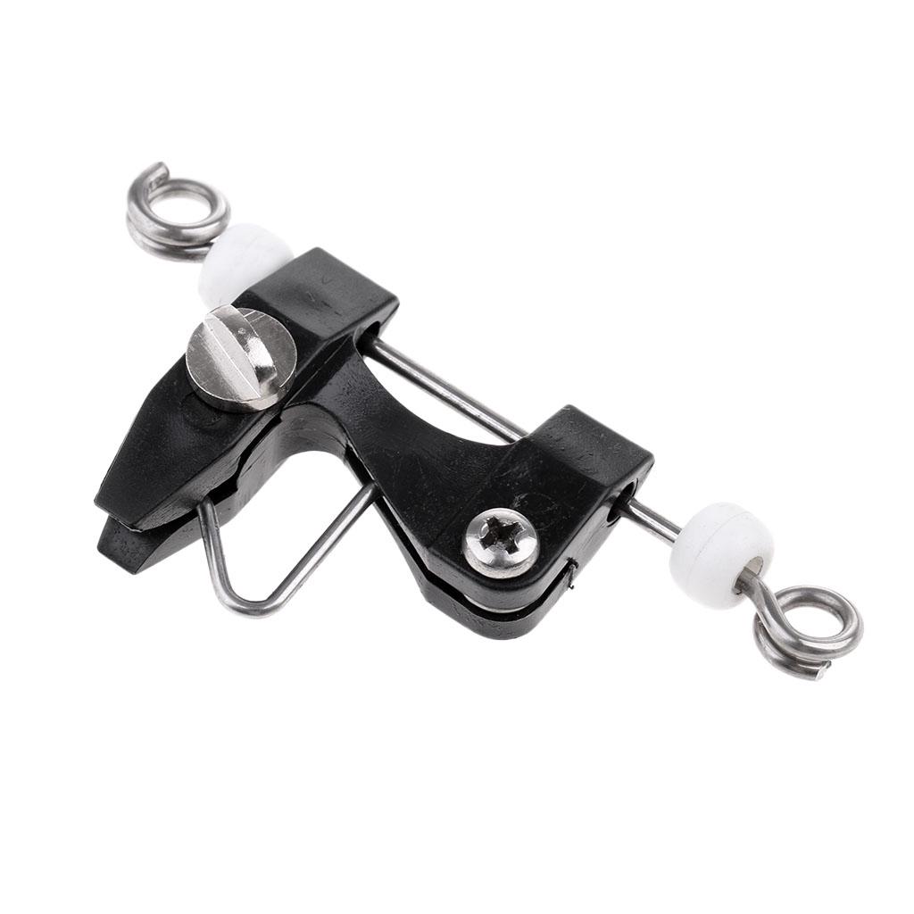 Clip di Rilascio per Outrigger e Downrigger da Pesca in Mare Nere OEM per Barca Gonfiabile Kayak Accessori per la Pesca con Aquilone