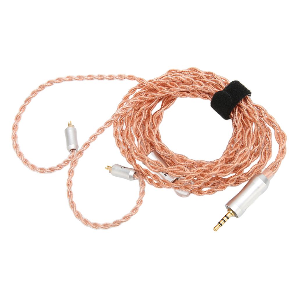 Earbuds Upgrade Cable 4 Core 2.5mm Plug 0.78mm 2 Pin Silver Plated Replacement Headphone Cord 3.9ft