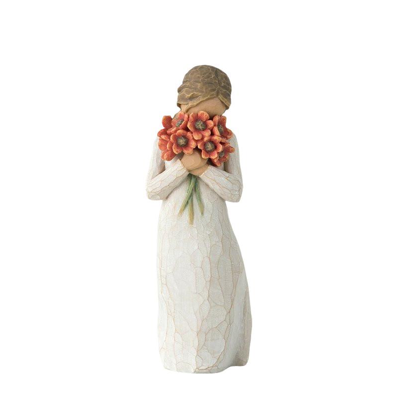 Romantic Family Themed Resin Craft Figurine For Home Decor Ideal For Valentine's Day Gift