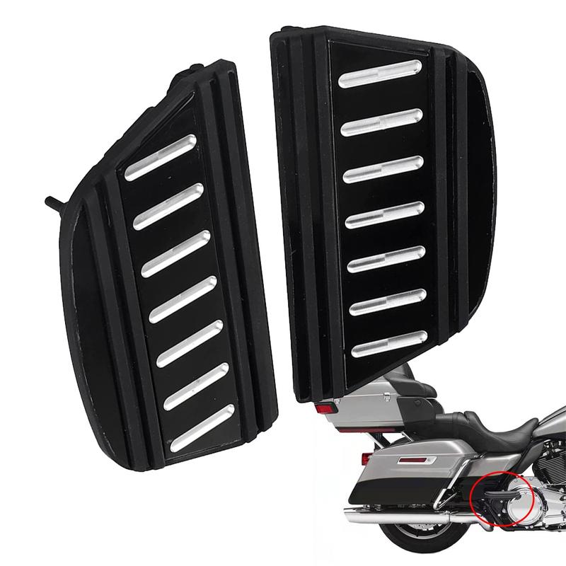 2pcs Motorcycle Rear Rider Ert Floorboard Footboard Foot Pads for Harley Touring & Softail Models 1988-