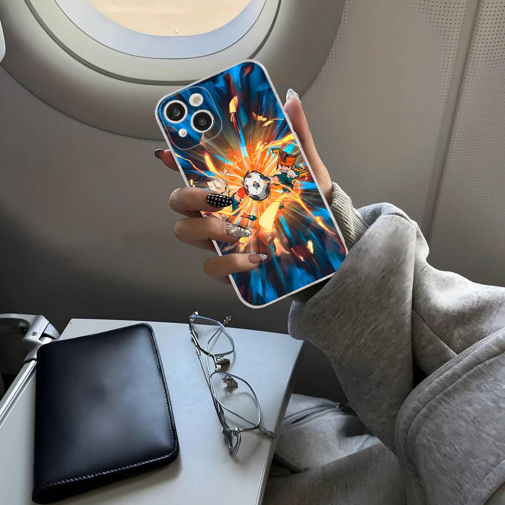Axel Blaze Firestorm Inazuma Eleven Anime Phone Case For iPhone 11 13 16 12 17 14 15 Pro Max Plus Soft Clear Back Cover Coque