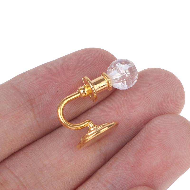1Pcs Dollhouse Crystal Wall Lamp Accessories Toys