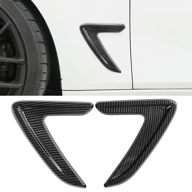 2pcs Car Side Air Vent Fender Wing For BMW 3 Series F30 2012 2013 2014 2015 2016 2017 2018 Air Flow Grill Outlet Intake Trim