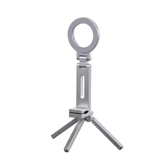 Yousheng Flexible Phone Tripod 360 Degree Rotation Magnetic Phone Stand Folding Phone Holder for Live Streaming Vlogs Selfies